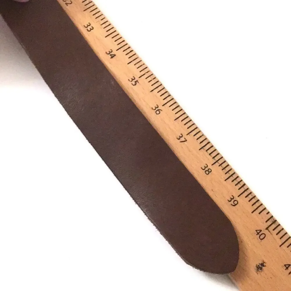 J. Crew belt brown leather braided unisex - Picture 5 of 6